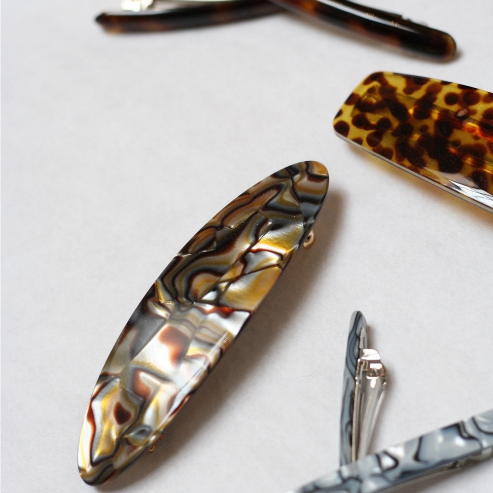 Desert Vintage French Marbleized Barrette